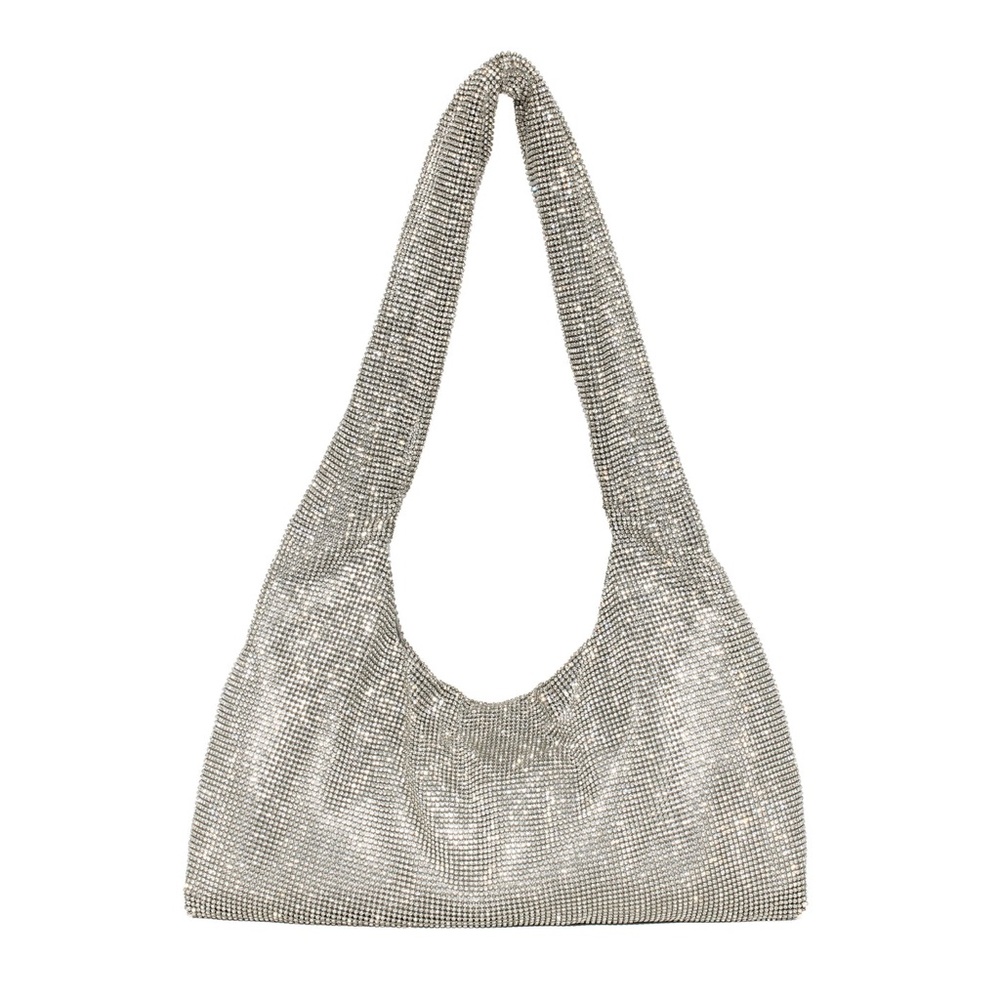 KARA Crystal Mesh Bag